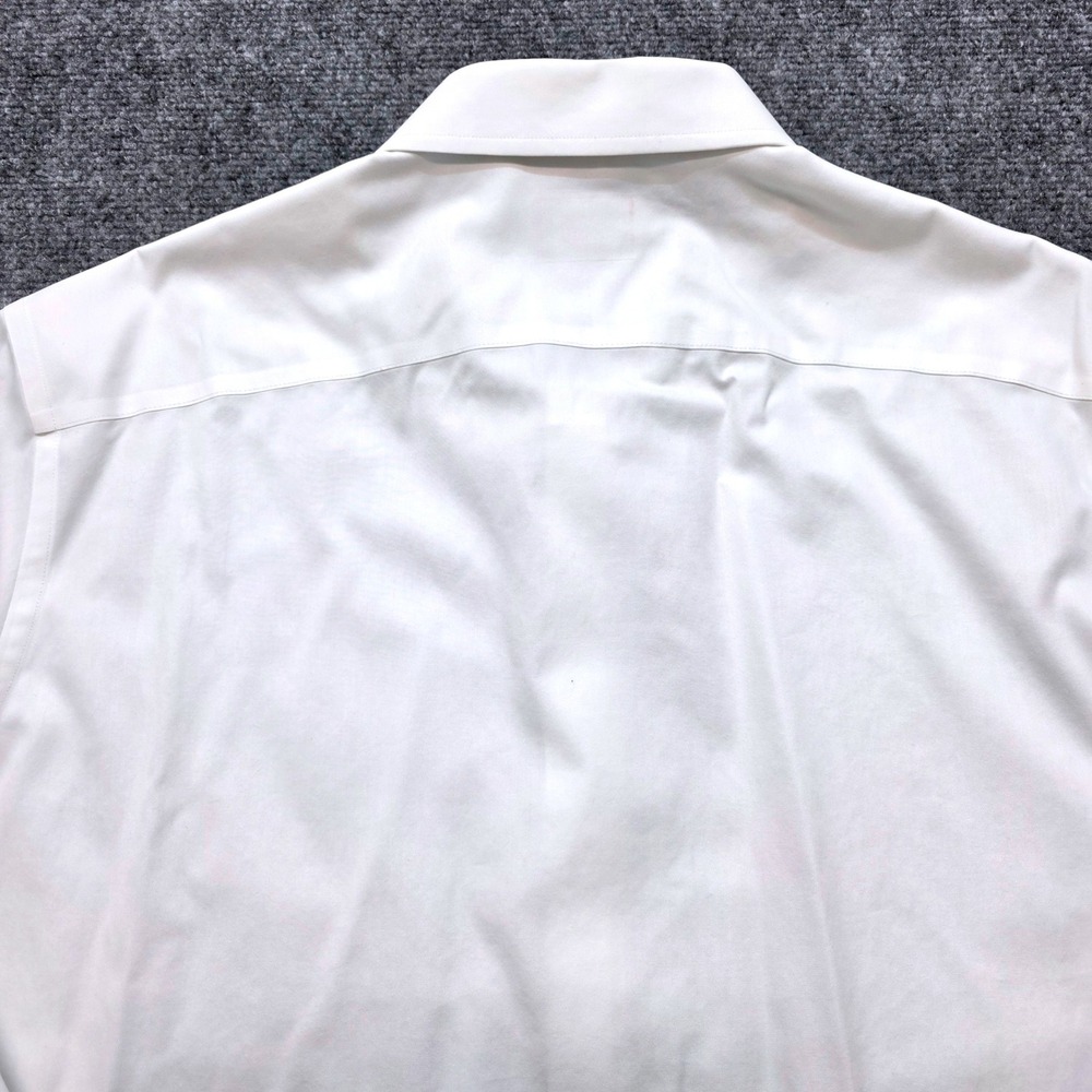 UNTUCKit Men's XXL Tall White Wrinkle Free Cotton Long Sleeve Button Down Shirt - Picture 8 of 14